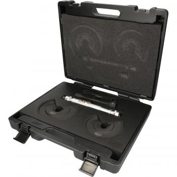Tensor muelle suspensión KS TOOLS 500.8755, herramienta universal telescópica para centrado de resortes interiores, juego de 9 piezas