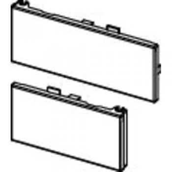 Botones de Accionamiento Cuadrados TECEsquare, Vidrio y Acero Inoxidable Cepillado, para Tecnología de Doble Descarga, Repuesto 98205