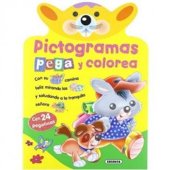 Pictogramas - Pega y colorea - Aa.vv