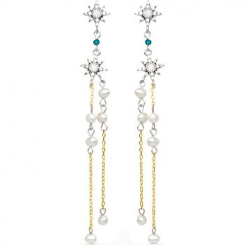 Pendientes Emku Plata De Ley 925 con detalles en Multicolor y diseño exclusivo
