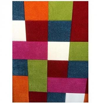 Alfombra Infantil 80x150cm Multicolor Rectangular Motivo Coches