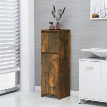 Mueble de baño Smoke Oak 30x30x95 cm Madera multicapa
