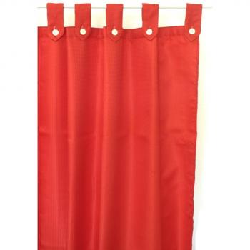 Atenas Home Textile Diamante - Cortina de baño con trabillas