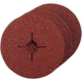 De fibra de discos abrasivos, 115 x 22,23 mm - grano 24er, 10er Pack