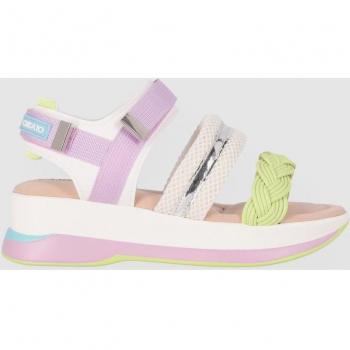 Chika10 Sandalias de cuña para mujer - Morado/Purple