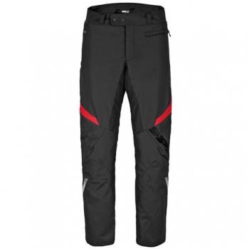 Pantalones Textiles Impermeables para Motocicletas Spidi Sportmaster H2Out Negro/Rojo (L)