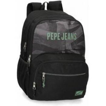 Mochila Pepe Jeans Davis adaptable 44cm dos compartimentos