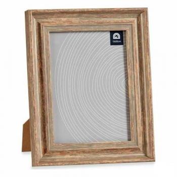 Marco de Fotos Gift Decor 21 x 2 x 26 Cm Cristal Madera Marrón Cobre Plástico (6 Unidades) - Decoración de Hogar
