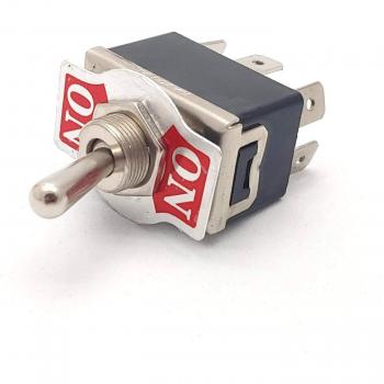 Interruptor Conmutador Palanca Bipolar 10A/250Vac Terminales Faston ON-ON TSP203AP
