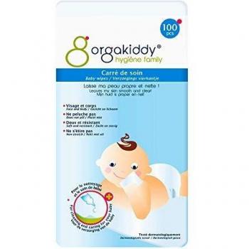 ORGAKIDDY Non-Woven Baby Care Square – Pack of 100