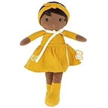 Muñeca Naomie 25 cm - Kaloo, color pergamino, suave al tacto, cuerpo de peluche, ideal para bebés y niños pequeños