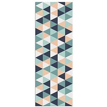 Alfombra Vinílica, Geométrico, 140 x 50 x 0.2 cm, Multicolor, ALV-046