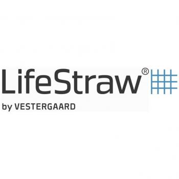 Botella filtrante Lifestraw GO 1L TRITAN RENEW (Gris oscuro) con capacidad de 1 litro, fabricada en Tritan renovable, incluye un sistema de filtración LifeStraw que elimina el