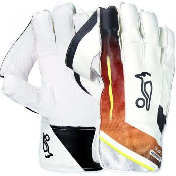 Kookaburra 300L para hombre infantil de Cricket guantes de portero., blanco
