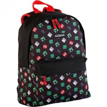 Mochila Escolar Minecraft TNT Adaptable 42cm Multicolor