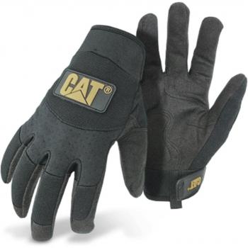Caterpillar Guantes Mecánicos de Cuero Sintético Duradero con Palma Acolchada CAT012211M
