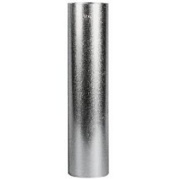 Tubo de humos, para horno de tubo 1,00 M tapa 100 diámetro de 0,6 mm de grosor