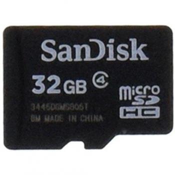 SanDisk SDSDQM-032G-B35 Tarjeta de memoria SDHC de 32 GB negro