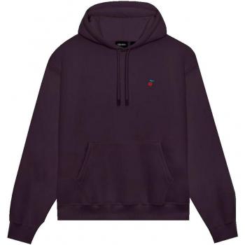 Dolly Noire Druid Skull Purple Hoodie with Pouch, Size S