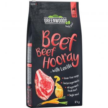Greenwoods Vacuno con lentejas, patatas y zanahorias - 12 kg