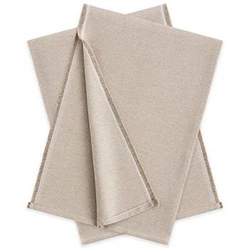 Pack 2 Plaids Multiusos Liso 180x260 cm Beige - Fundas para Sofá y Mantas para Cama