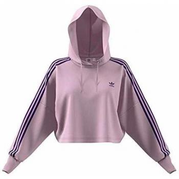 adidas Cropped Hoodie Sweatshirts, Mujer, Soft Vision, 40