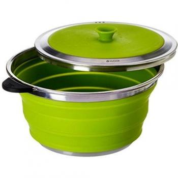Outwell 154810 Olla con Tapa, Verde Lima, 33 x 26.6 x 16 cm