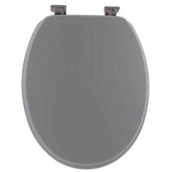 Tapa de Inodoro Tendance en MDF Gris Mate con Kit de Fijación