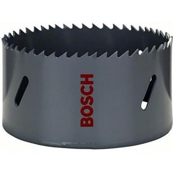 Sierra de corona bimetálica Bosch Professional Ø 95 mm para corte suave en distintos materiales, accesorios para taladro