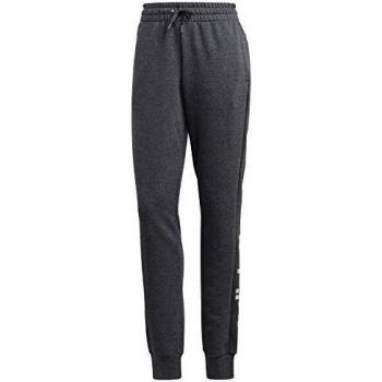 adidas W E Lin Pant Pantalones de Deporte, Mujer, Dark Grey Heather/Purple Tint, L