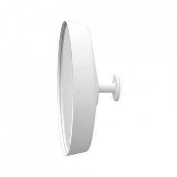 Brabantia MindSet Wall-Mounted 5x Magnifying Bathroom Mirror in Mineral Fresh White