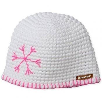 Ziener Mütze Ileno Hat - Gorro de esquí para hombre, color blanco / rosa, talla Talla única