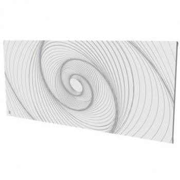 Radiador eléctrico fijo conectado WiFi de inercia seca cerámica 2000W Bestherm Ariane Connect diseño horizontal blanco