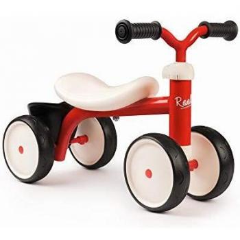 Smoby- Rookie Rojo Correpasillos 4 ruedas, Color