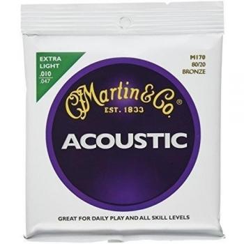 Martin Martin M170 - Cuerda para guitarra de bronce, 10-14-23-30-39-47
