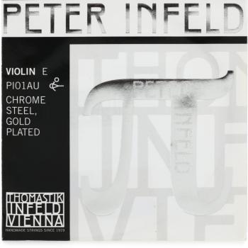 Thomastik Peter Infeld Gold-Plated E String for 4/4 Violin - Medium Gauge
