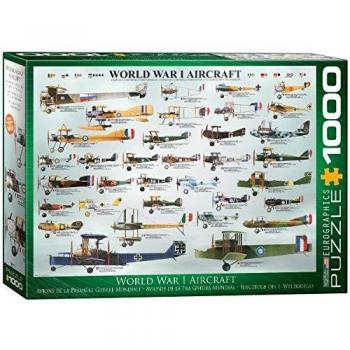 Puzzle Eurographics - Aviones de la Primera Guerra Mundial, 1000 piezas