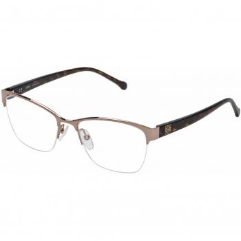 Loewe VLWA21M5308G7 Monturas de Gafas, Shiny Brown, 55 Unisex