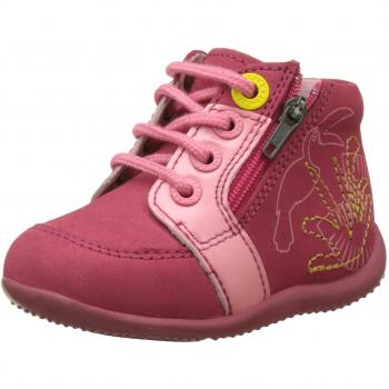 Kickers - Botas de Otra Piel Bebé-Niñas, Rosa