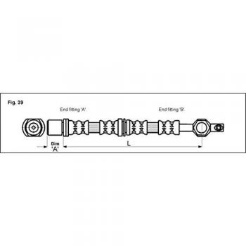 Metzger 4112213 Tubo flexible de frenos