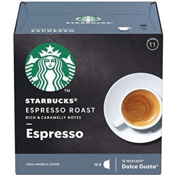 Starbucks Espresso Roast Dolce Gusto Compatible 12 Servicios, Multicolor, Talla Única