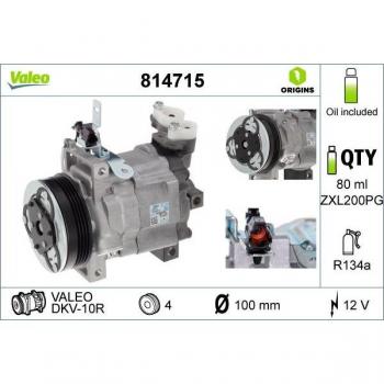 Compresor de aire acondicionado VALEO 814715
