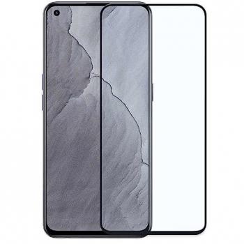 Protector de Pantalla Cristal Templado Premium con Marco Negro para Realme GT Master Edition, Vidrio Antigolpes 9D 9H 0.3mm, Borde Redondo, Dureza 9H,