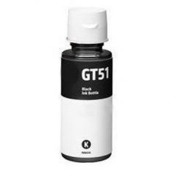 Botella de Tinta Genérica Compatible con HP GT51 Negro 90ml para Deskjet GT 5810, GT 5820