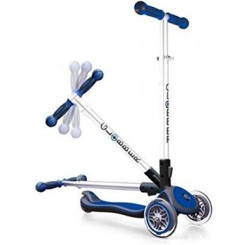 Globber My Free Fold Up S, 3-Wheels bi-Inject Patinete Elite, Unisex, Navy Blue, Talla única