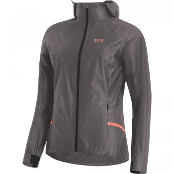 Gore Running Wear 100257 Chaqueta con Capucha, Mujer, Lava Grey, 36