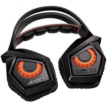 ASUS ROG Strix Wireless Binaural Diadema Negro, Naranja auricular con micrófono - Auriculares con micrófono