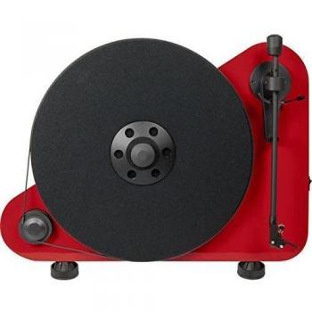 Pro-Ject VTE Tocadiscos a Posicionamiento Vertical, Derecha, Rojo