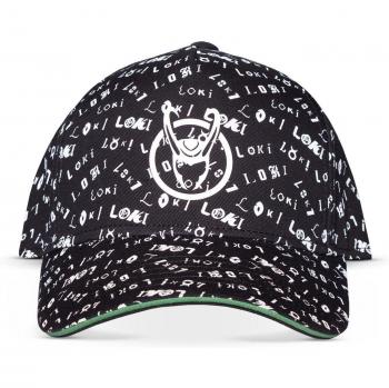 Gorra Ajustable Loki Marvel Difuzed Negra
