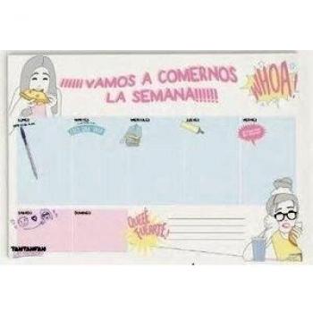 Planificador con diseño Las Rayadas
